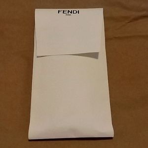 New Authentic Fendi Shoelaces White
